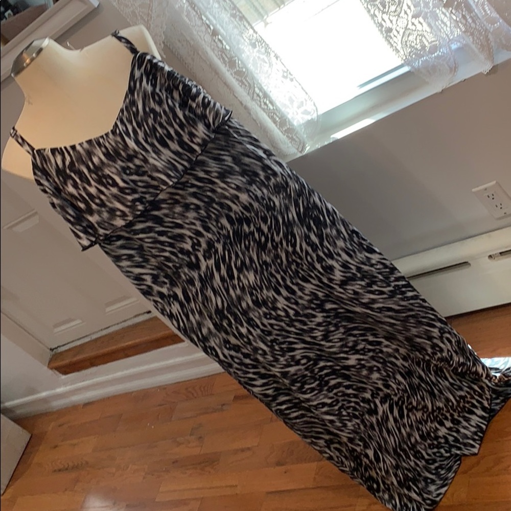 Torrid Summery Maxi Dress Size 2x Leopard Print